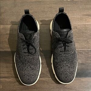 Cole Haan Men's 4.zerogrand stitchlite Oxford black twisted knit 9W